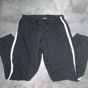 🔵Black & white (VS PINK) Sweatpant Joggers